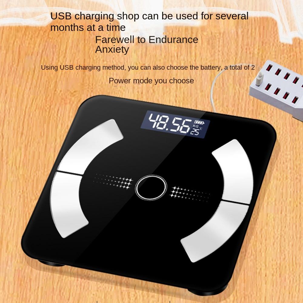 Smart Body Fat Scale Household Bluetooth Charging Electronic Scale Human Health Weight Scale