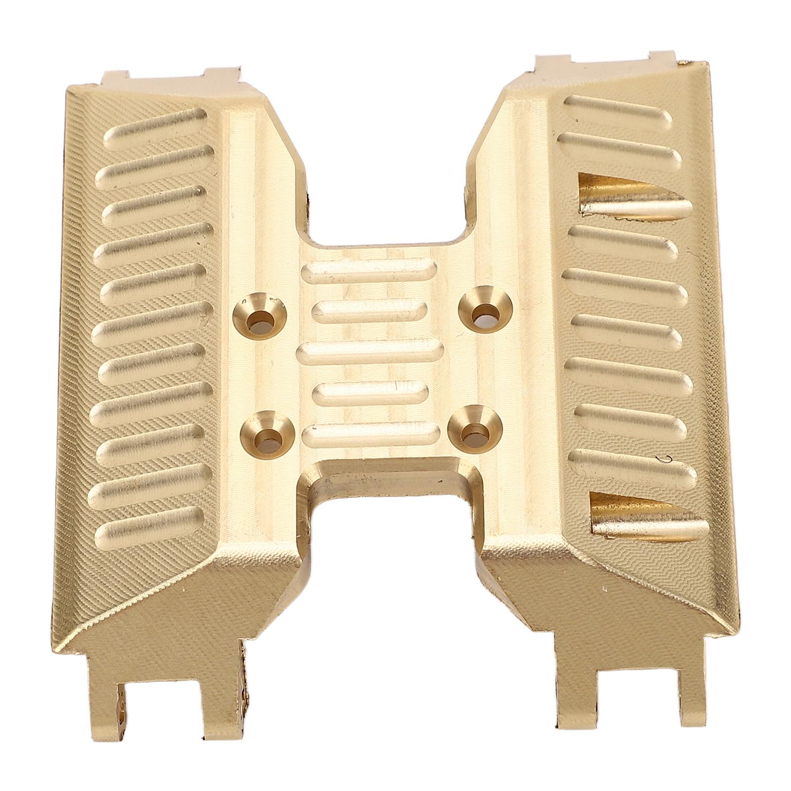 

Gold RC Brass Skid Plate Bottom Base RC Transmission Center Skid Plate for Axial UTB18 1/18