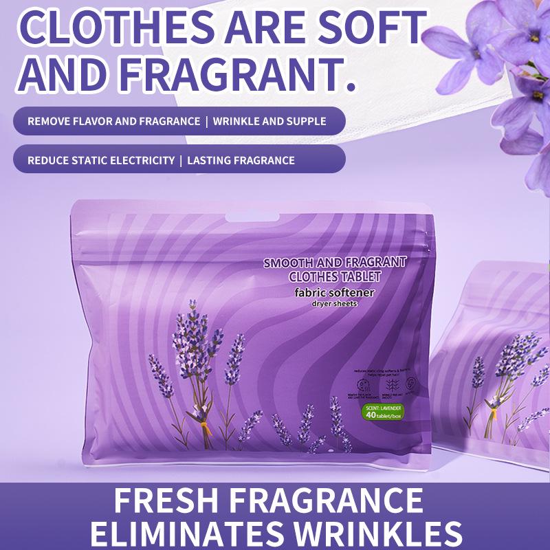 Aromatic Softening Dryer Sheets: Deodorize, Anti-Static, Wrinkle-Reducing, for Fresh-Scented Clothes