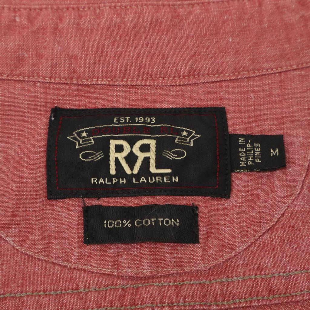 RRL Red Long Sleeve Shirt Tops M RedUsed
