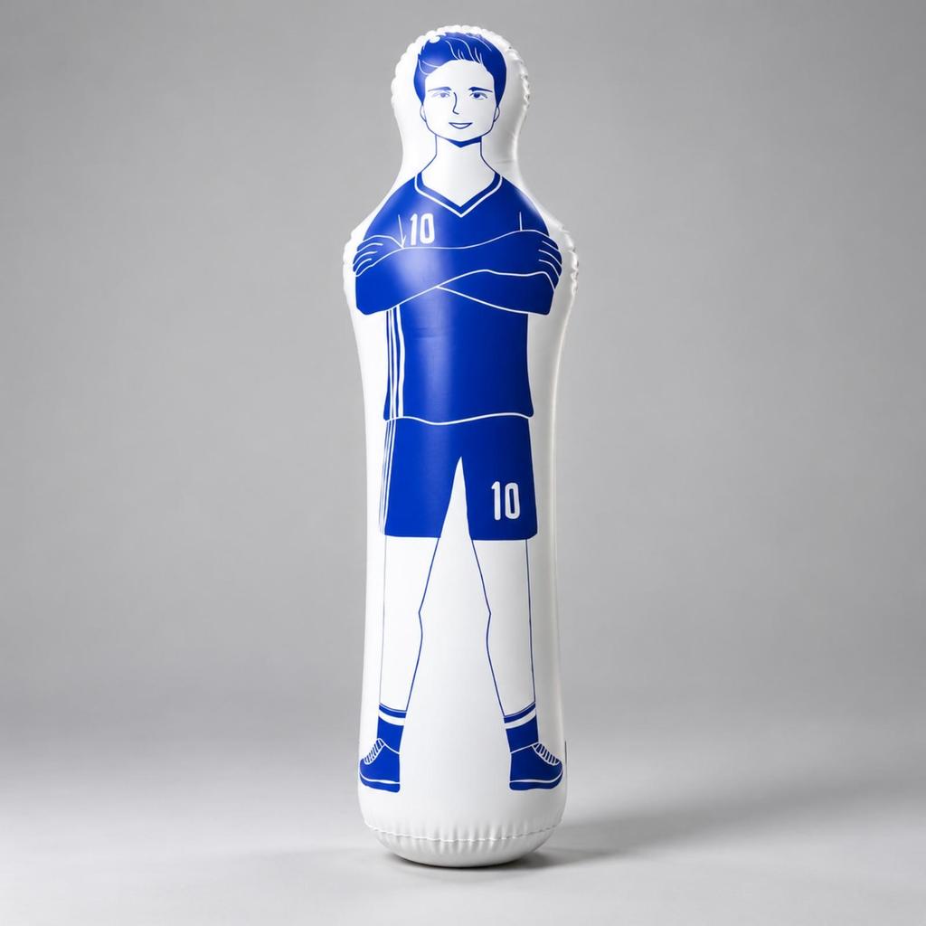 Aufblasbarer Fußballverteidiger Weichwand-Trainingsmannequin mit beschwertem Sockel