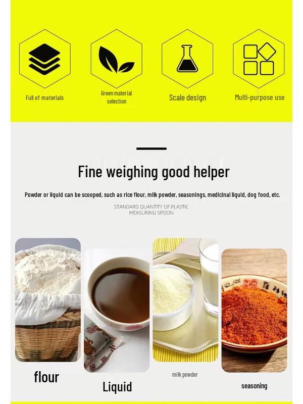 Multi-purpose Measuring Spoon with Scale