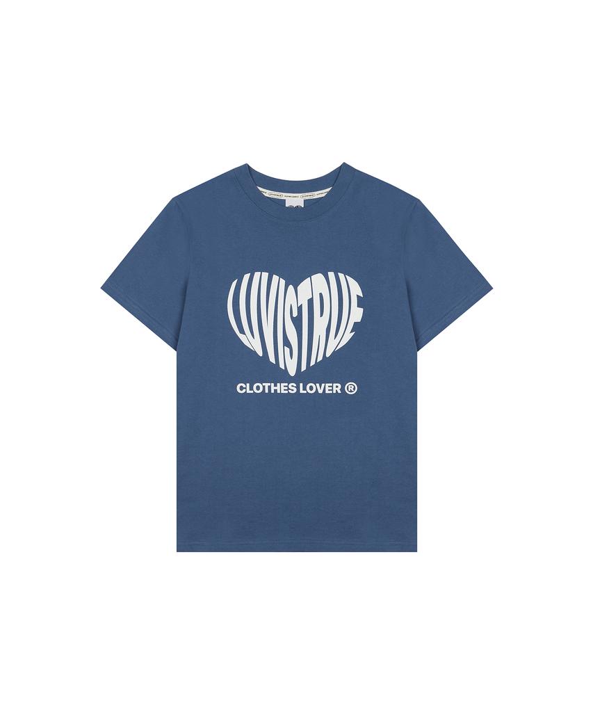 LUVISTRUE Su Heart Logo Tee(2Color)