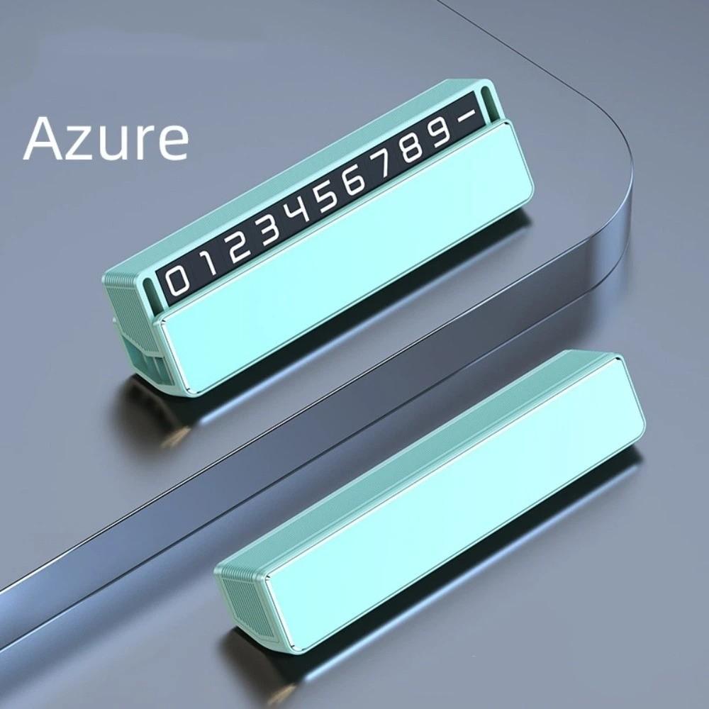 

Universal Car Phone Number Plate Elegant Practical Car Temporary Parking Card Adjustable Slide Parking Number Plate Car Styling синій