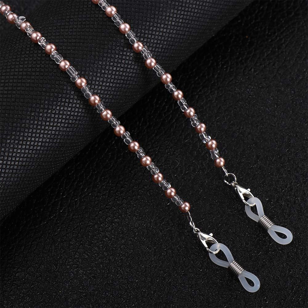 Strap String Crystal Mask Lanyard Mask Chains Beads Glasses Chain Glasses Chains Spectacle Cord