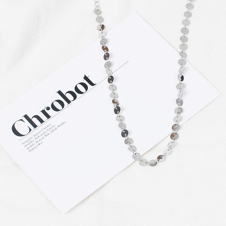 Geometric Metal Choker Necklace, Fresh Handmade Style Clavicle Collar Jewelry