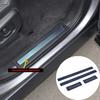 Blue Steel Inner Door Sill Strip Sticker For Land Rover Discovery 5 LR5 2017-22