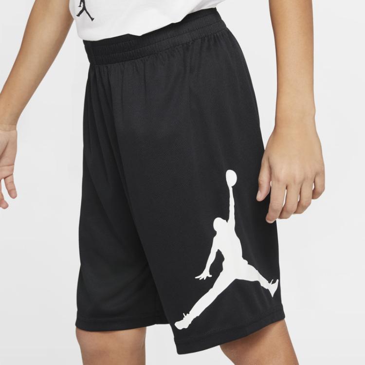 Jordan Pantaloncini dritti con stampa logo per bambini Pantaloncini neri CZ2058-010