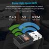 USB WiFi Adapter 2.4GHz 5GHz 600M WiFi Antenna Dual Band 802.11b/n/g/ac Mini Wireless Computer Network Card Receiver For PC