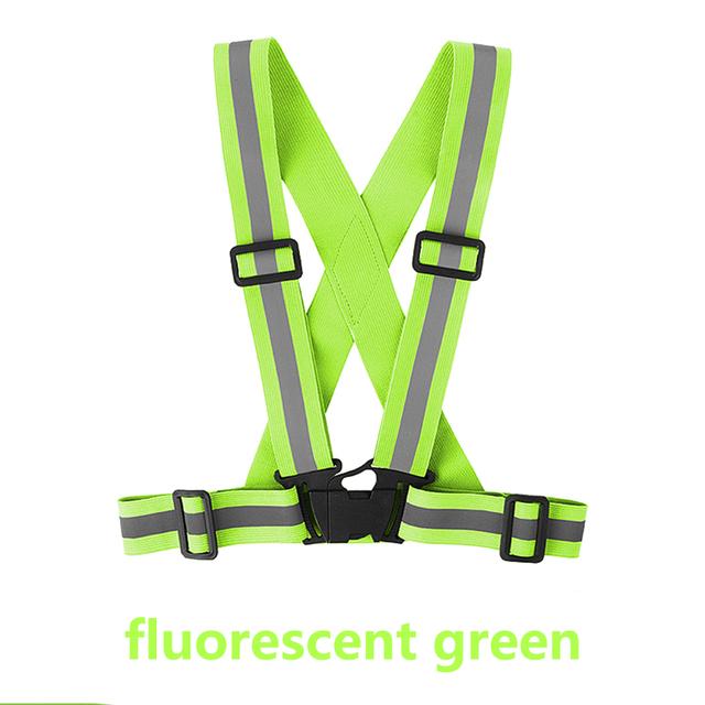 Outdoor Night Walking   Vests Highlight Adjustable Lightweight Reflective Vest Biking  Straps Waterproof Running Gea