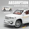 1:24 Toyota Prado Off Road SUV Alloy Metal Diecast Model Car High Simulation Children Collectibles Ornaments Holiday Present Toy