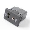 1PC 28023-4BA0B For Nissan 2013-2019 Auxiliary AUX Stereo Adaptor Audio Socket