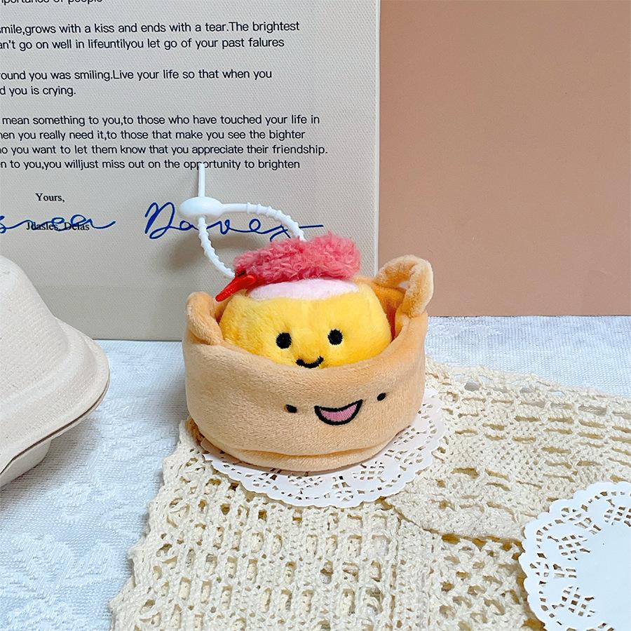 

Милая имитация булочки чар сиу, кукла, кукла для сауны со свежими креветками, сумка, подвеска для игры в еду, игрушка для когтевого автомата, маленький подарок Height about 7cm