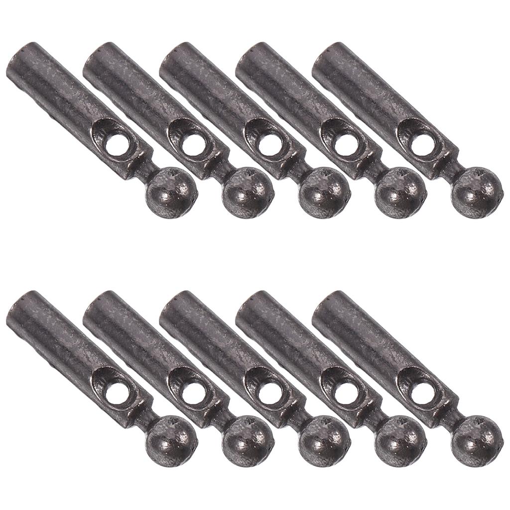 10Pcs Sturdy Metal Umbrella Tail Beads Simple Design Replacement Bone Covers for Foldable Umbrella Versatile Repairing Supplies