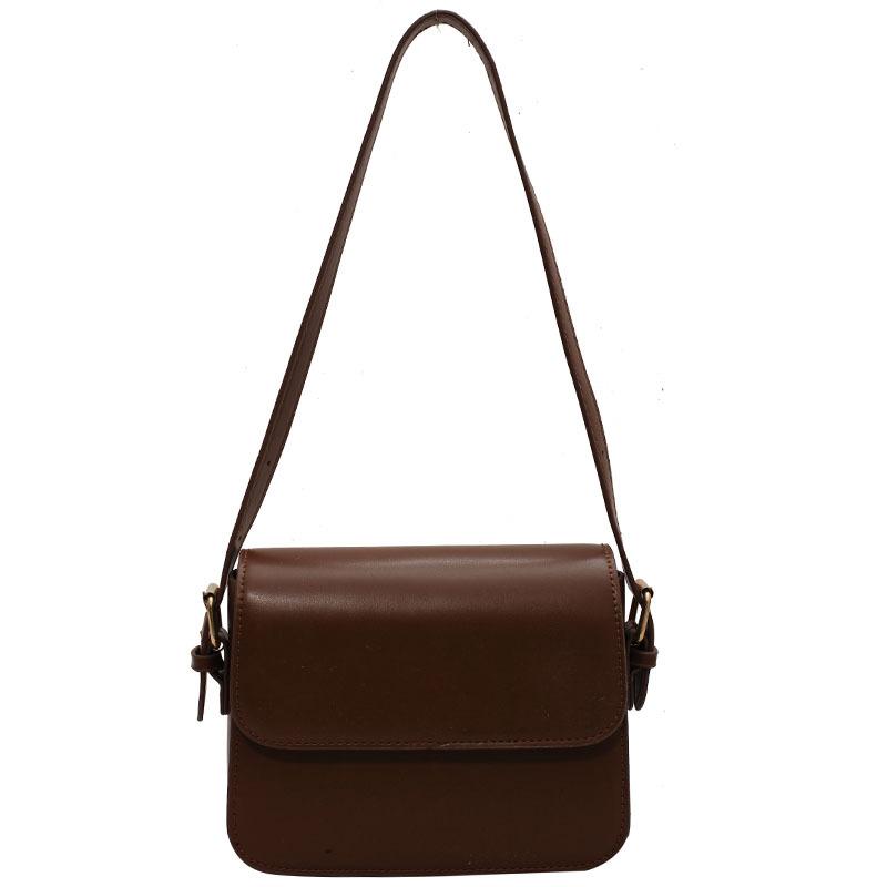 

Осенняя простая сумка в иностранном стиле, портативная маленькая сумка, женская сумка 2025, новая модная сумка-мессенджер, универсальная наплечная квадратная сумка