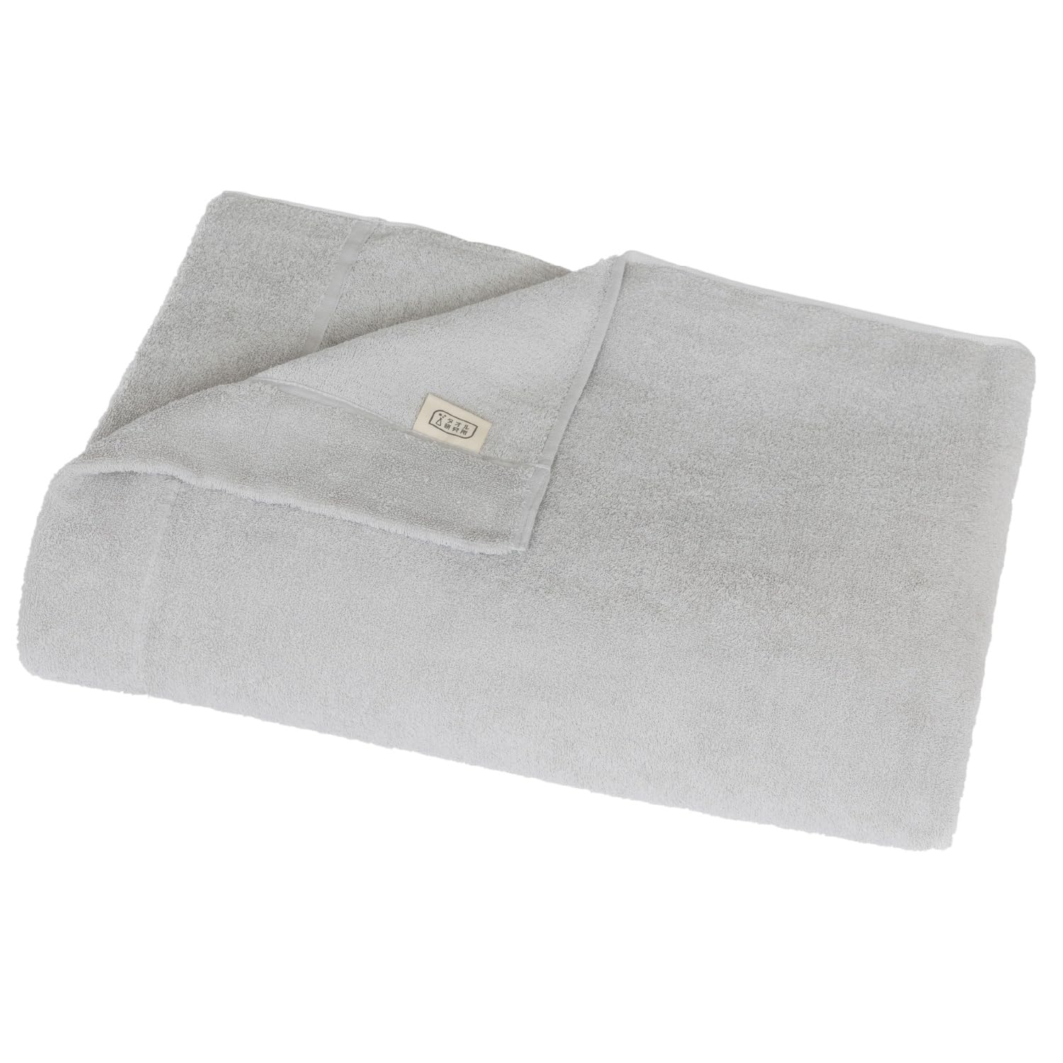 

Towel Laboratory Towel Soft and Smooth [Smooth Type] #010 Blanket, Gray, Durable, Soft, Voluminous, 100% Cotton,