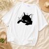 Cute Cartoon Printed Short Sleeved T-shirt Casual Street Style Women's Patterned T-shirt