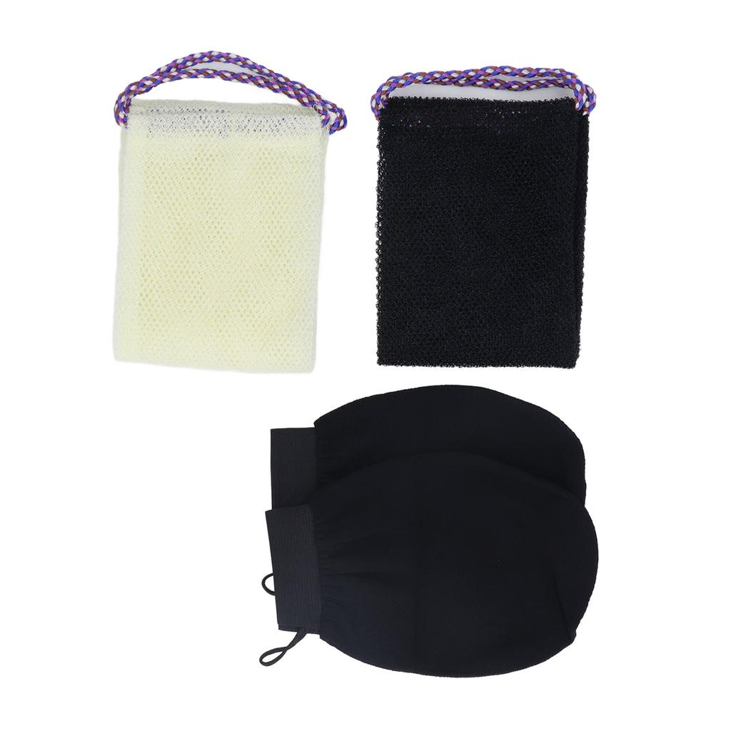 Africká síťová houba Dlouhá síťová koupelová houba Nylonová tělová exfoliační síť Drbátko na záda s koupáním