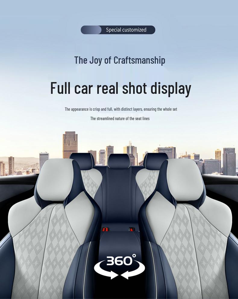 BYD Seal Seat Cover: Perforated, Breathable, Luxurious, Half-Pack Cushion for All Seasons.