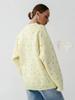 Floral Sweater Loose Casual Versatile Fashion Flower Sweater