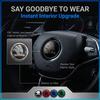Car Steering Wheel Sticker Badge Decoration Auto Accessories For Skoda Octavia MK2 MK1 2 3 A5 A7 A8 Fabia Karoq Superb Rapid Kamiq Scala