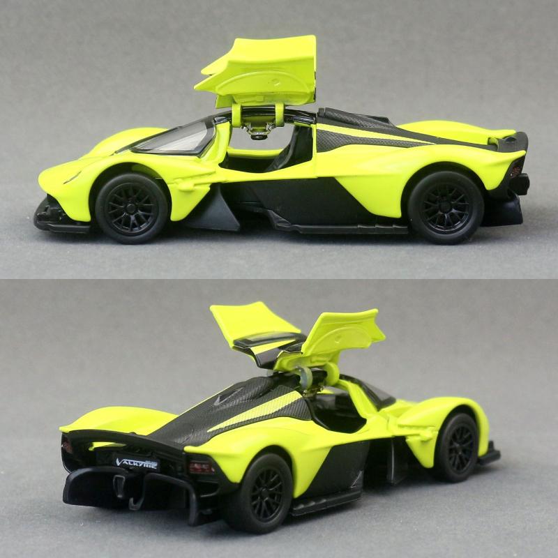 Simulation 1/39 Aston Martin Valkyrie Alloy Car Model Children's Toy Vehicle Pull Back Diecast Miniature Voiture Home Decor