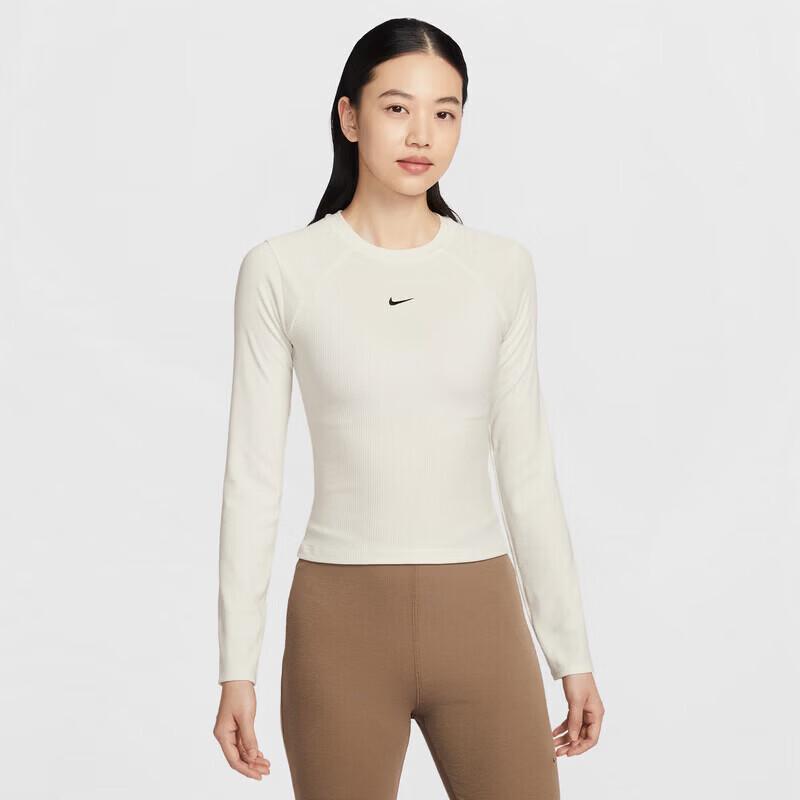 

Nike Women s Long-Sleeve Knit Round Neck Base Layer Top IF0237 L