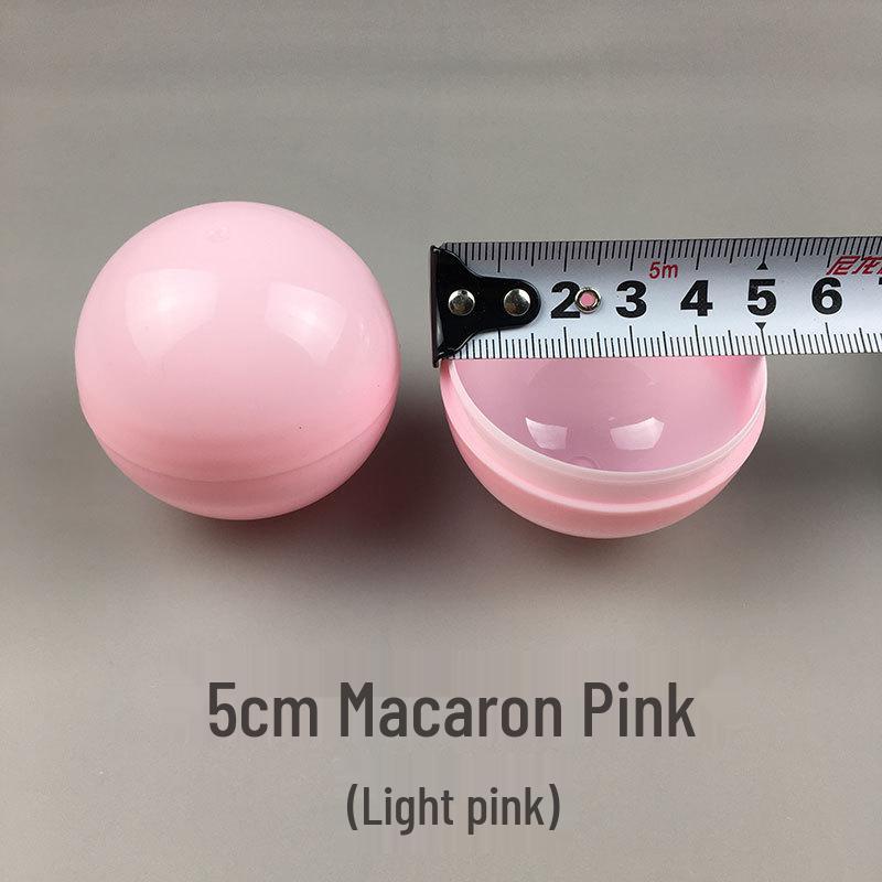 5cm Transparent Colored Gashapon Balls - Eggshell Design, Openable, For Gashapon Machines, 50mm Size, Empty. 100 pieces