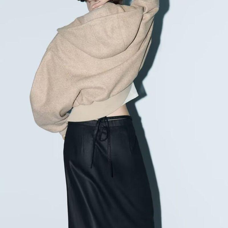 Za Export New Arrival Women's Clothing ZR Fashion Style Fashion Soft Short Pilot Jacket Outwear 1014846