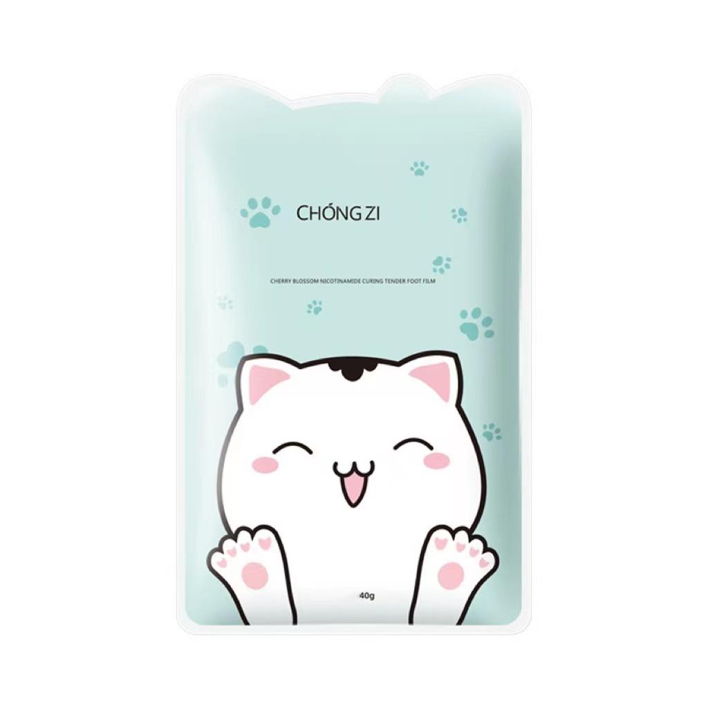 

1 пара Cherry Blossom Nicotinamide Cat Claw Маска для рук и ног Увлажняющая Отбеливающая Осветляющая Уход за руками и ногами Уход за кожей розовый