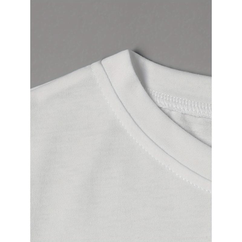 Damen T-Shirt mit Zitronen-Buchstaben-Print, Frühjahrs- und Sommer-Kombiausgabe, Rundhalsausschnitt