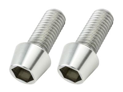 POSH FAITH Suministros para Motocicleta Tornillo de Tapa Cónica Acero Inoxidable P1.5
