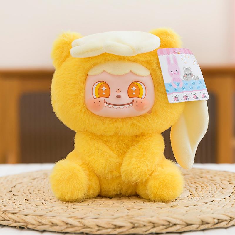 MM toffi kolorowa owocowa pluszowa seria pudełek-niespodzianek modny prezent do zabawy urocza lalka-zawieszka dla dziecka