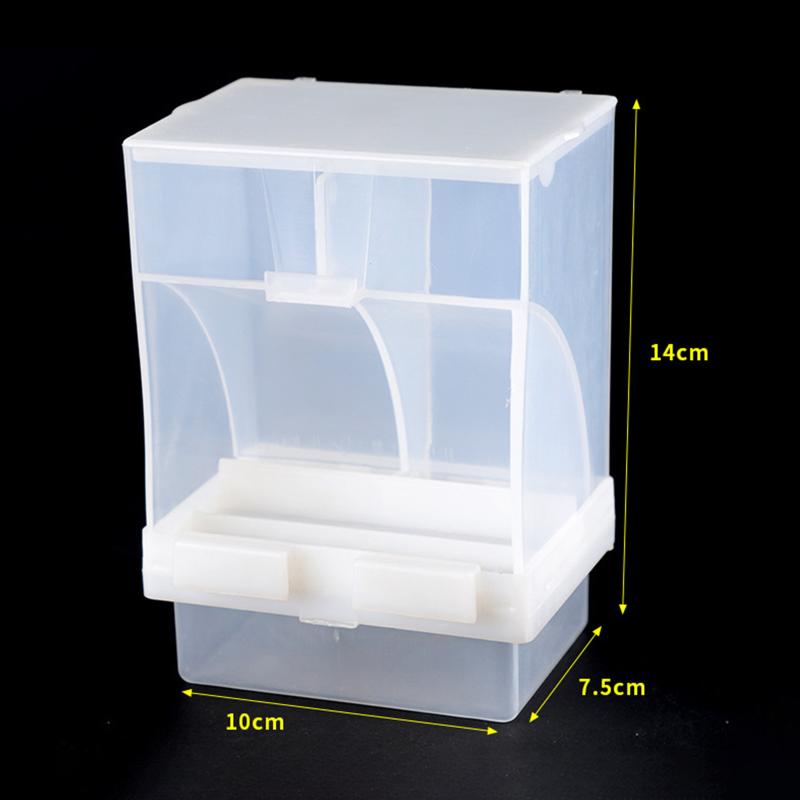 Parrot Food Box, Anti Scattering And Splash Automatic Bird Feeder, Bird Cage Accessories