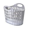 Bohemian Style Foldable Laundry Basket with Handle - Durable Plastic Rectangular Design, Breathable and Lightweight