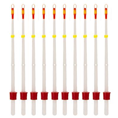 10 buc. stâlp mic alb de pescuit cu gheață de iarnă pentru prelungire pentru apă sărată, apă dulce