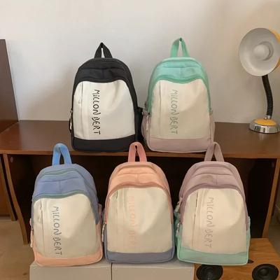 Fashion Nylon Cute Travel Backpack Student Lightweight Mini Versatile Backpack Children's Spring Outing School Bag