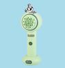 Fan Blowing Bubble Machine Children'S Toys Handheld Electric Portable 2-In-1 Cooling