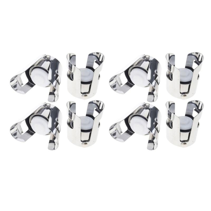 2/4/6/8Pcs Steel Champagnes Stopper With Silicones Vacuum Seal For Airtight Preservations Of Sparkling And Red Wines
