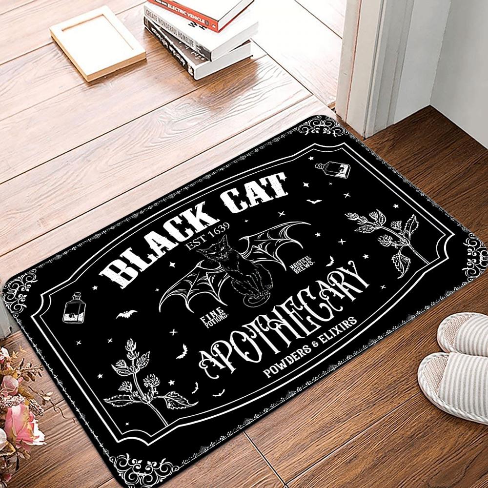 Halloween Themed Doormat Non-Slip Bedroom Kitchen Bathroom Entracne Rugs Living Room Washable Carpet