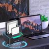 Double Bay Hard Drive Enclosure USB3.0 for 3.5 and 2.5inch Drives Docking Station with Convenient Offline Clone