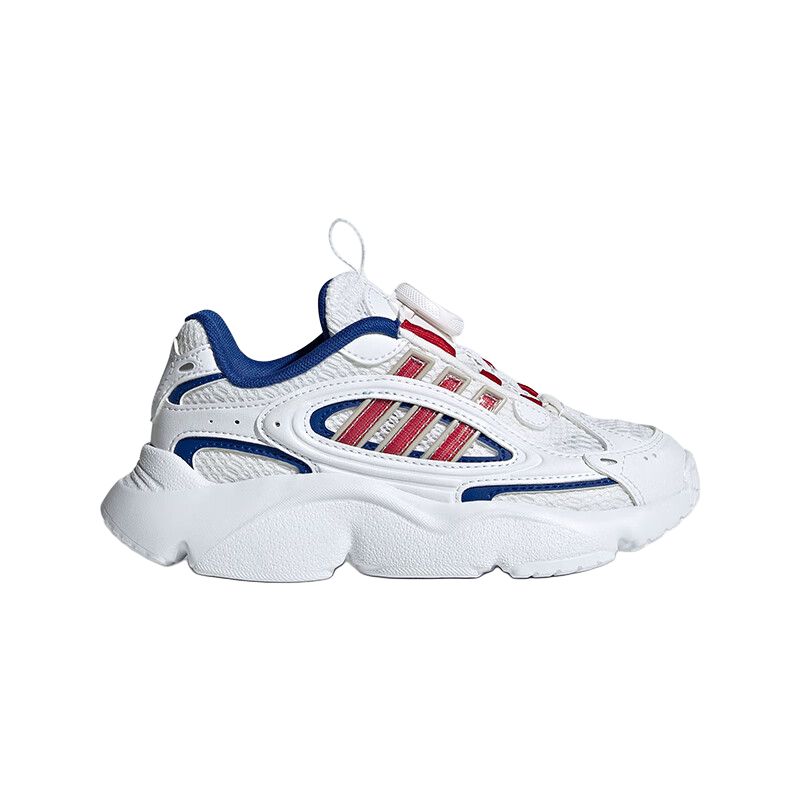 Adidas Originals Ozmillen Synthetic Leather Fabric Boa Comfortable Fashion Shock Absorption Wear Resistant Low Top Running Shoes JR8365