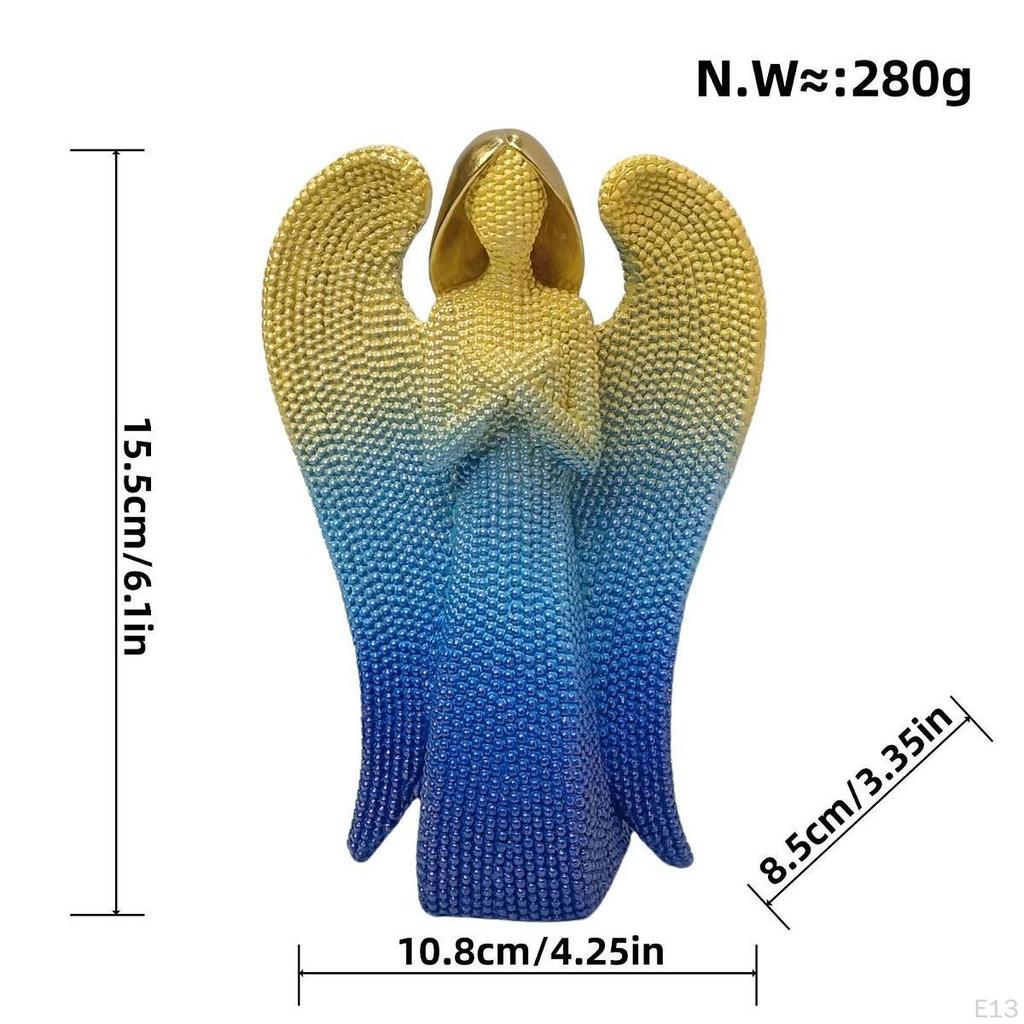 Angel Statue ,Resin,Angel Figurine Modern Tabletop Ornament Home Decor Decorative for Office Desk