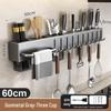 Multifunktionales Edelstahl Küchenmesser- und Utensilien-Organizer-Regal
