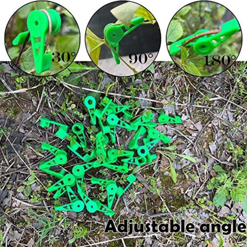 Reusable Plastic Adjustable Plant Training Clips for Low Stress Plant Training Gardening 30/100 Pcs Bulk