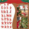 Christmas Tree Decoration Letter Pendant 26 Letters Home Holiday Acrylic Diy Pendant Xmas  New Year Decor Ornament Navidad
