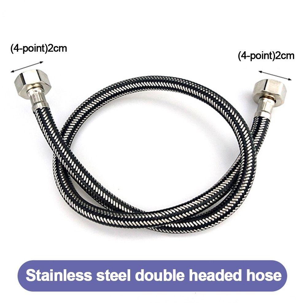 30-200cm Explosion-Proof Hose 1/2 Inch Faucet Water Pipe  Kitchen Bathroom Washing Machine