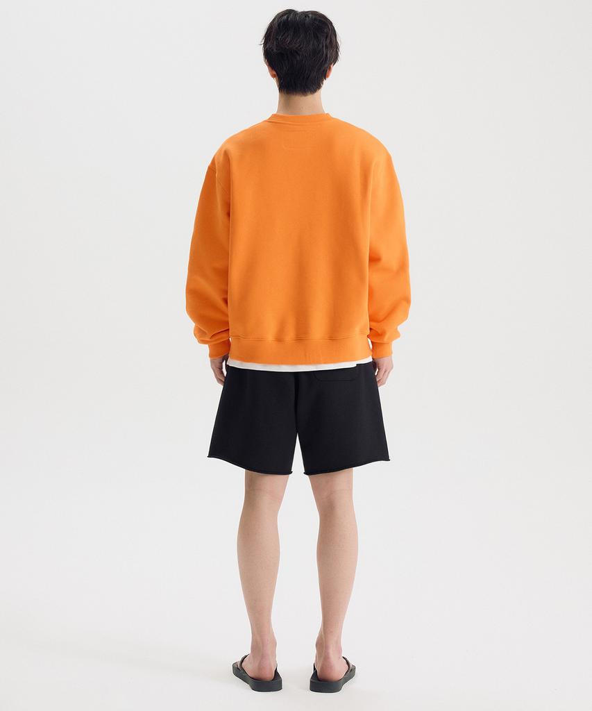 Matile Basic Logo Sweatshirt / Orange
