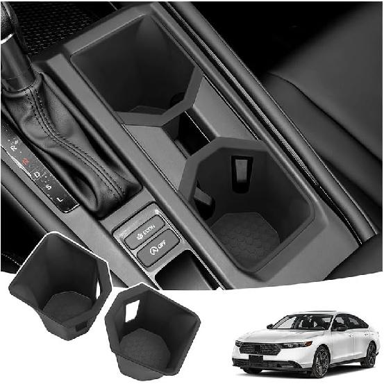 Center Console Cup Holder Insert for 2007-2012 Lexus ES 350 Accessories Replace ES350 Cup Holder Non-Slip Silicone