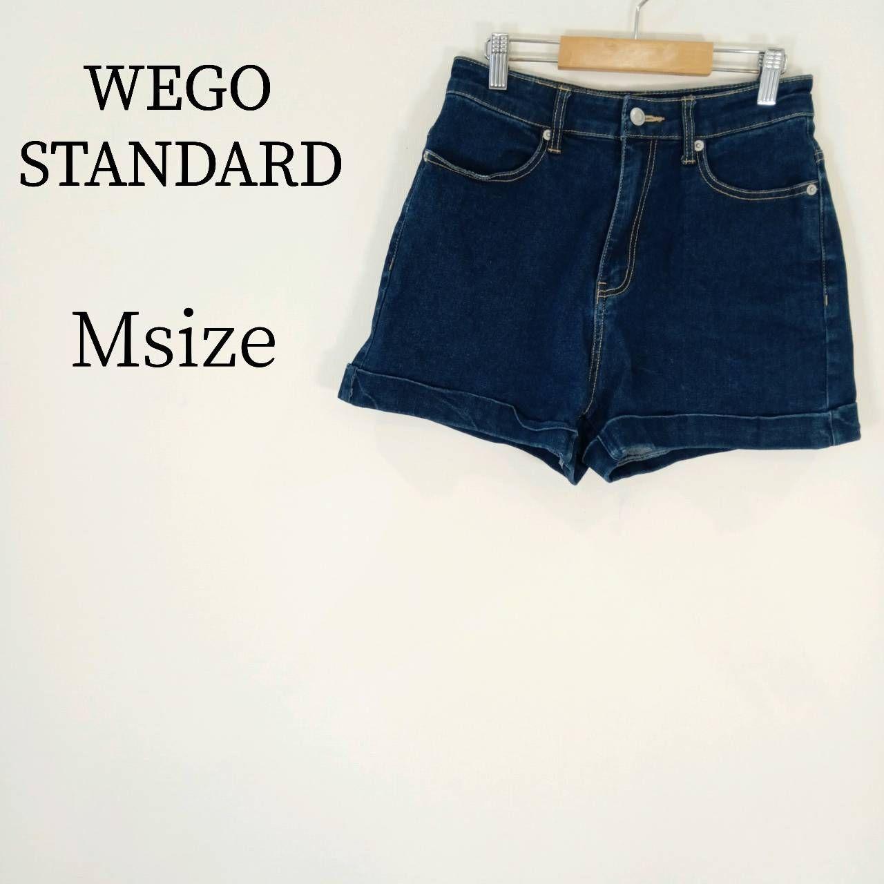 WEGO STANDARD Women s Shorts Navy Blue Denim M